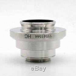 0.35X 0.55X 1X Stainless Steel C-mount Camera Adapter for Leica Microscopes 1PCS