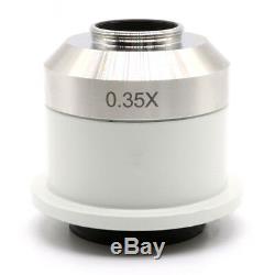 0.35X 0.55X 1.2X Microscope Camera C-Mount Lens Ring Adapter f Nikon Microscope