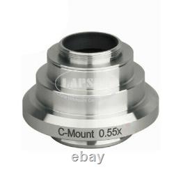 0.35X 0.55 0.7 0.8 1.2X C-Mount Camera CTV Adapter F Leica Trinocular Microscope