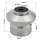 0.35x /0.5x C-mount Inverted Microscope Camera Adapter For Nikon Ti Microscope