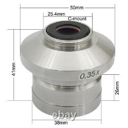 0.35X /0.5X C-Mount Inverted Microscope Camera Adapter for NIKON TI Microscope