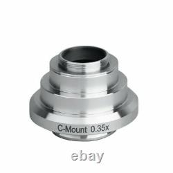 0.35x 0.55x 1x C-mount Camera Adapters Relay Lens for Leica Microscope