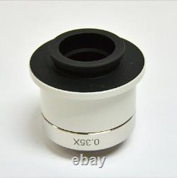 0.35x Adjustable Microscope C-mount Camera Adapters Relay Lens for Nikon