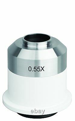 0.55X Adjustable C-mount Camera Adapter Relay Lens for Nikon Microscope ProScope
