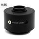 0.5x Reduction Lens C-mount Camera Adapter Relay Lens For Olympus Microscope