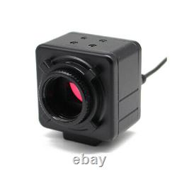 0.7X-4.5X Zoom Monocular C-mount Eyepiece Lens Digital Microscope with USB Camera