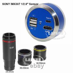 1080P 60FPS HDMI Type-C USB C-Mount Industry Microscope Camera Lens IMX385 307