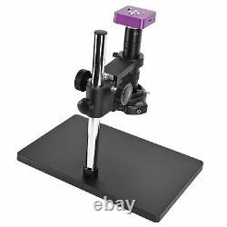 1080P Microscope Camera 51MP with 180X CLens 144LED Ring Light Stand Bracket