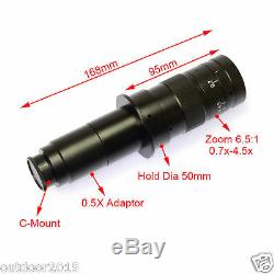 14MP HDMI USB Industry Microscope Camera with 180X C-MOUNT Zoom Lens
