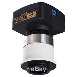 14MP USB3.0 Digital Camera with 0.55X Adapter for Nikon Microscopes