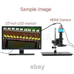 14MP USB Microscope Camera Kit 1080P+180X C-Mount Lens 60 LED Ring Light xr-top