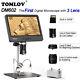 1500x Digital Microscope For Soldering 10 Hdmi Coin Magnifier 3 Lens 10 Stand