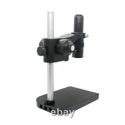 180X Zoom Digital Microscope C-mount Eyepiece Lens w Stand Industrial Microscope
