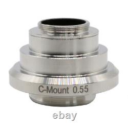 1X 0.7X 0.55X 0.35X C-Mount Adapter Lens f/ Leica Microscope with CCD CMOS Camera