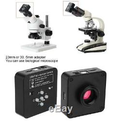 21MP USB Industry HD Digital Microscope Camera with Adapter2 Output for Laboratory