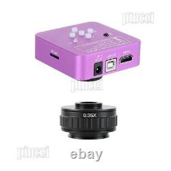 2K 51MP Microscope Camera Kit USB Camera with 0.35X C Mount Adapter Lens