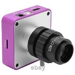 2K 51MP Microscope Camera USB Industrial Camera +1/2 C-Mount Adapter Lens New