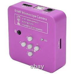 2K 51MP Microscope Camera USB Industrial Camera +1/2 C-Mount Adapter Lens Set