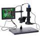 2mp Industrial Microscope Camera Kit Vga 1080p With 8 Display 180x C-mount Lens