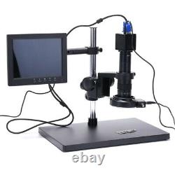 2MP Industrial Microscope Camera Kit VGA 1080P with 8 Display 180X C-Mount Lens