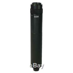 2X Adjustable Microscope Camera Coupler C-Mount Adapter 24mm