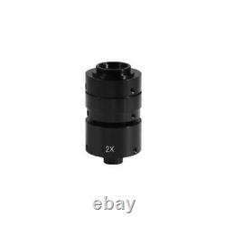 2X Microscope Camera Coupler C-Mount Adapter 25.4mm