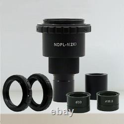 2X SLR Camera T2 Mount Eyepiece Adapter 23.2/30/30.5mm Microscope f Canon Nikon