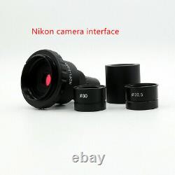 2X SLR Camera T2 Mount Eyepiece Adapter 23.2/30/30.5mm Microscope f Canon Nikon