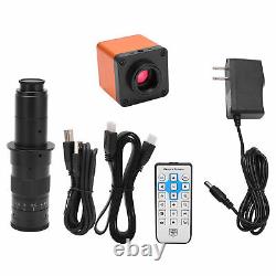 34MP 180X Microscope Camera HD USB Industrial Camera with C-Mount Lens 100-240V