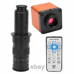 34MP 180X Microscope Camera HD USB Industrial Camera with C-Mount Lens 100-240V