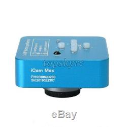 34MP Industrial Microscope Camera 0.5X C-mount Lens 2K/1080P 60FPS HDMI USB tps