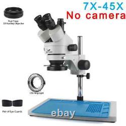 3.5X-90X Simul-Focal Stereo Trinocular Microscope HDMI USB Digital For Soldering