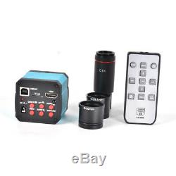 48MP 1080P HDMI USB Industrial Microscope Digital Camera with0.5X Eyepiece Adapter