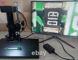 48MP Microscope Camera 1080P HDMI USB Photo Video Electronics Vision Inspection