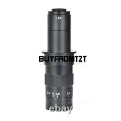 51MP Microscope Camera Industrial Camera 180X C Mount Lens 56-LED Ring Light#