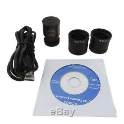 5.0MP Digital Microscope Camera USB Electronic Eyepiece with Adapter Rings