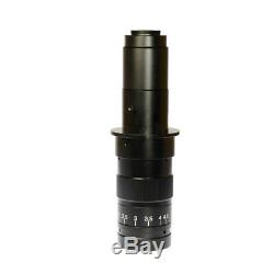 5.0MP Video Microscope USB Camera Eyepiece 180X Optical Zoom Lens w 0.5X Adapter
