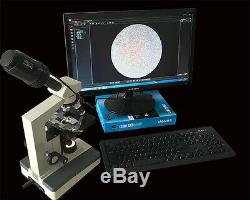 8.0MP USB Digital Electronic Camera Eyepiece F Microscope Telescope w /Adapter