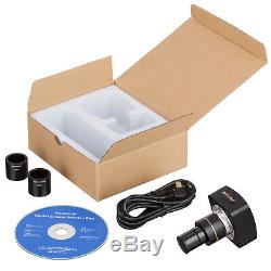 AmScope 1.3MP Microscope Digital Camera USB Video & Stills w Measuring Software