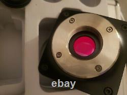 AmScope 20MP USB3.0 BSI C-mount Microscope Camera + Speed-boost Calibrate Slide