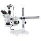 Amscope 3.5x-90x Trinocular 80-led Boom Stand Stereo Microscope + 8mp Camera