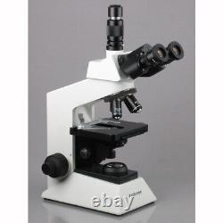 AmScope 40X-2000X Biological Research Microscope + 5MP Camera