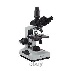 AmScope 40X-2000X Lab Clinic Vet Trinocular Microscope + HD Camera