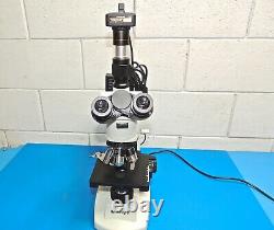 AmScope Microscope with MU500 EyePiece Camera 5.1MP