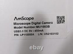 Amscope 10MP High-Speed USB 3.0 Digital Microscope Camera for Video and Stills
