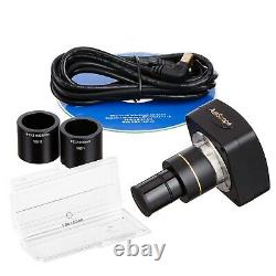 Amscope 10MP High-speed Color Microscope Camera CMOS C-Mount + Reduction Lens