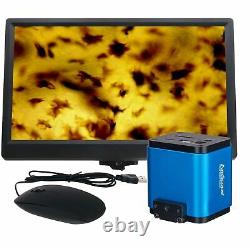 Amscope 2MP HDMI 1080p 60fps Microscope Camera with Monitor Color CMOS C-mount