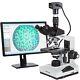 Amscope 40x-2000x Lab Trinocular Compound Microscope With 18mp Usb 3.0 Camera