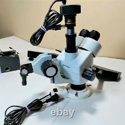 Amscope MU1000 Microscope Camera with FMA050 Microscope Adapter Lens & Microscope