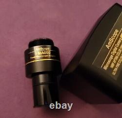 Amscope Mu1403 14mp Usb 3.0 Microscope Digital Camera & Fma050 Adapter Tested